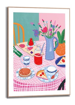 Orangewallz Druk artystyczny "Sweet Table" w ramce ze sklepu Limango Polska w kategorii Obrazy - zdjęcie 188394002
