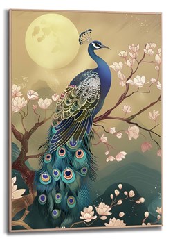 Orangewallz Druk artystyczny "Shiny Peacock" w ramce ze sklepu Limango Polska w kategorii Obrazy - zdjęcie 188394022