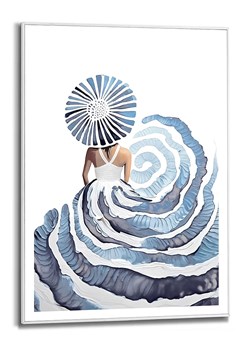 Orangewallz Druk artystyczny "Lady Blue" w ramce ze sklepu Limango Polska w kategorii Obrazy - zdjęcie 188394072