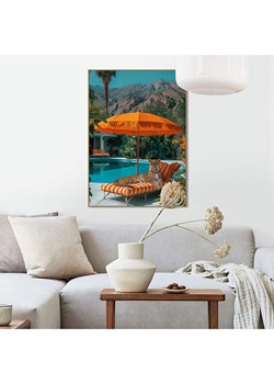 Orangewallz Druk artystyczny "Palm Spring Leopard" w ramce ze sklepu Limango Polska w kategorii Obrazy - zdjęcie 188394232