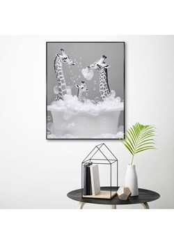 Orangewallz Druk artystyczny "Family Giraffe" w ramce ze sklepu Limango Polska w kategorii Obrazy - zdjęcie 188394321