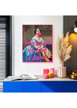 Orangewallz Druk artystyczny "Too Glam" w ramce ze sklepu Limango Polska w kategorii Obrazy - zdjęcie 188394630