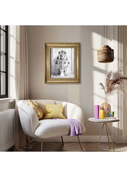 Orangewallz Druk artystyczny "Lion Toilet" w ramce ze sklepu Limango Polska w kategorii Obrazy - zdjęcie 188394910