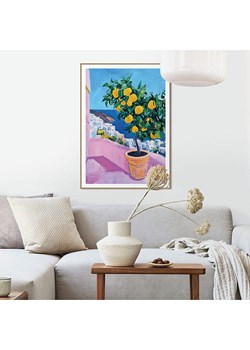 Orangewallz Druk artystyczny "Lemon Bliss" w ramce ze sklepu Limango Polska w kategorii Obrazy - zdjęcie 188395360