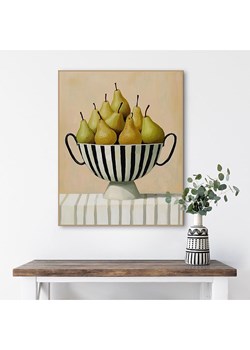 Orangewallz Druk artystyczny "Bowlful of Pears" w ramce ze sklepu Limango Polska w kategorii Obrazy - zdjęcie 188395380