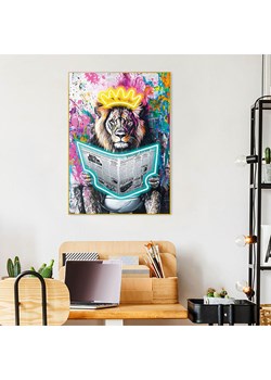 Orangewallz Druk artystyczny "Royal News" w ramce ze sklepu Limango Polska w kategorii Obrazy - zdjęcie 188395530