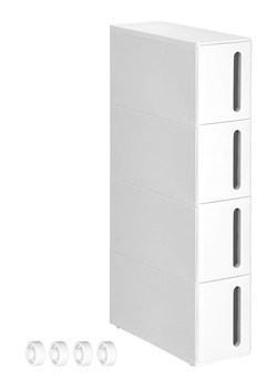 Songmics Regał kuchenny w kolorze białym - 17,3 x 84 x 45,2 cm ze sklepu Limango Polska w kategorii Regały i witryny - zdjęcie 188396883