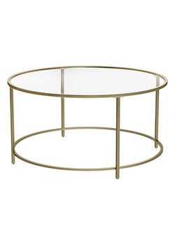 Songmics Ława w kolorze złotym - 45,5 x Ø 84 cm ze sklepu Limango Polska w kategorii Stoliki kawowe - zdjęcie 188397134