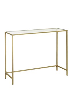 Songmics Konsola w kolorze złotym - 100 x 80 x 35 cm ze sklepu Limango Polska w kategorii Meble - zdjęcie 188397141