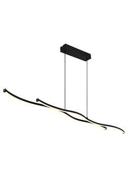 Globo lighting Lampa wisząca LED "Boyd" w kolorze czarnym - 110,4 x 8,6 x 120 cm ze sklepu Limango Polska w kategorii Oświetlenie - zdjęcie 188398283