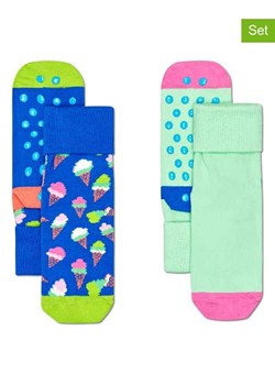 Happy Socks Skarpety (2 pary) ze wzorem ze sklepu Limango Polska w kategorii Skarpetki dziecięce - zdjęcie 188398443