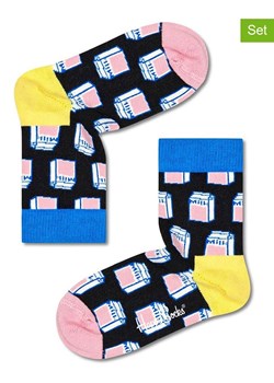 Happy Socks Skarpety (2 pary) ze wzorem ze sklepu Limango Polska w kategorii Skarpetki dziecięce - zdjęcie 188398522