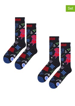 Happy Socks Skarpety (2 pary) ze wzorem ze sklepu Limango Polska w kategorii Skarpetki męskie - zdjęcie 188398563
