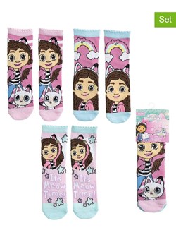 Lucky Socks Skarpety (3 pary) "Gabby's dollhouse" ze wzorem ze sklepu Limango Polska w kategorii Skarpetki dziecięce - zdjęcie 188398654