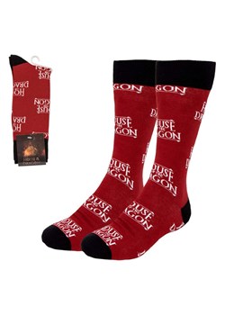 Lucky Socks Skarpety "House of Dragon" w kolorze czerwono-czarnym ze sklepu Limango Polska w kategorii Skarpetki męskie - zdjęcie 188398660