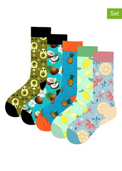 Lucky Socks Skarpety (5 par) ze wzorem ze sklepu Limango Polska w kategorii Skarpetki męskie - zdjęcie 188398761