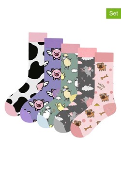 Lucky Socks Skarpety (5 par) ze wzorem ze sklepu Limango Polska w kategorii Skarpetki męskie - zdjęcie 188398771