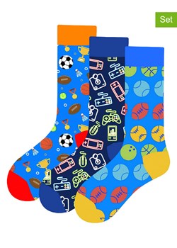 Lucky Socks Skarpety (3 pary) ze wzorem ze sklepu Limango Polska w kategorii Skarpetki męskie - zdjęcie 188398783
