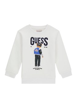 Guess Bluza N6RQ03 KAD74 Biały Regular Fit ze sklepu MODIVO w kategorii Bluzy chłopięce - zdjęcie 188401512