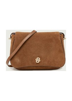 BOSS BLACK Torebka na ramię BEYOND | zamsz ze sklepu Gomez Fashion Store w kategorii Listonoszki - zdjęcie 188401940