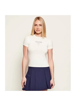 Guess Jeans T-shirt BABY BAKER | Slim Fit ze sklepu Gomez Fashion Store w kategorii Bluzki damskie - zdjęcie 188402001