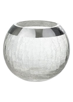 J Line Świecznik w kolorze srebrnym - wys. 10,5 x Ø 12 cm ze sklepu Limango Polska w kategorii Świeczniki - zdjęcie 188403051