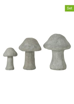 J Line Figurki dekoracyjne (3 szt.) w kolorze szarym ze sklepu Limango Polska w kategorii Dekoracje - zdjęcie 188403091