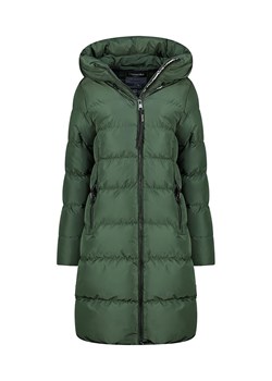 Canadian Peak Płaszcz zimowy "Aprileak" w kolorze ciemnozielonym ze sklepu Limango Polska w kategorii Kurtki damskie - zdjęcie 188403333
