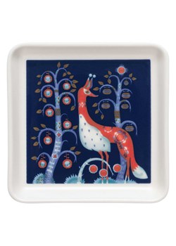 iittala Talerz "Taika" w kolorze biało-granatowym na pieczywo - 12 x 12 cm ze sklepu Limango Polska w kategorii Naczynia - zdjęcie 188403494