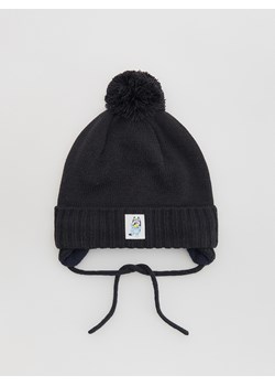 Reserved - Czapka z pomponem Bluey - granatowy ze sklepu Reserved w kategorii Czapki dziecięce - zdjęcie 188404423