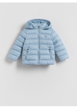 Reserved - Pikowana kurtka z kapturem - jasnoniebieski ze sklepu Reserved w kategorii Kurtki chłopięce - zdjęcie 188404614