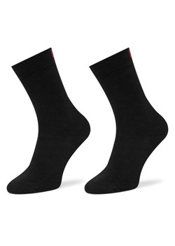 Skarpety długie HUGO 50502046 Czarny ze sklepu eobuwie.pl w kategorii Skarpetki damskie - zdjęcie 188404911