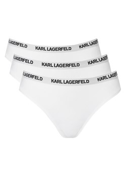 KARL LAGERFELD Komplet stringów B1W47031 Biały ze sklepu MODIVO w kategorii Majtki damskie - zdjęcie 188405011