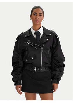 KARL LAGERFELD Kurtka bomber B1W14002 Czarny Regular Fit ze sklepu MODIVO w kategorii Kurtki damskie - zdjęcie 188405034