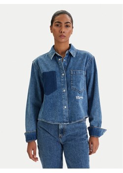 Karl Lagerfeld Jeans Koszula jeansowa B1W11021 Niebieski Regular Fit ze sklepu MODIVO w kategorii Koszule damskie - zdjęcie 188405061