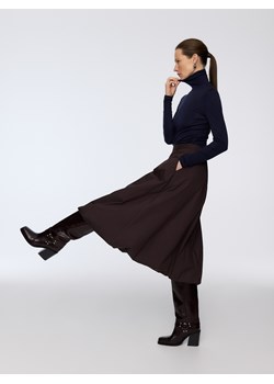 Reserved - Skórzane kozaki - bordowy ze sklepu Reserved w kategorii Kozaki damskie - zdjęcie 188405822