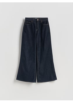 Reserved - Jeansy wide leg - granatowy ze sklepu Reserved w kategorii Jeansy damskie - zdjęcie 188405910