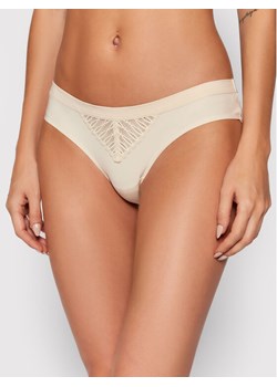 Triumph Figi brazylijskie Aura Spotlight 10208024 Beżowy ze sklepu MODIVO w kategorii Majtki damskie - zdjęcie 188406613