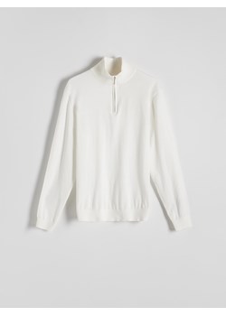 Reserved - Sweter ze stójką - złamana biel ze sklepu Reserved w kategorii Swetry męskie - zdjęcie 188407064