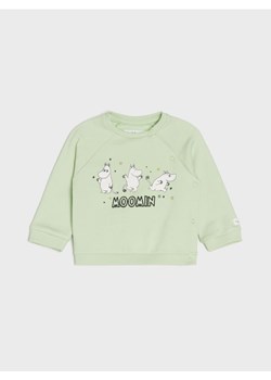 Sinsay - Bluza The Moomins - zielony ze sklepu Sinsay w kategorii Bluzy i swetry - zdjęcie 188407202