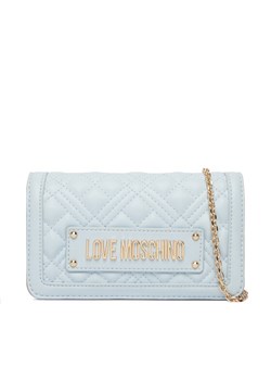 Torebka LOVE MOSCHINO JC5681PP1OLA0701 Błękitny ze sklepu eobuwie.pl w kategorii Torby Shopper bag - zdjęcie 188407214