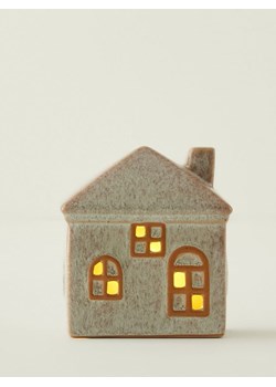 BELLA MAISON Dekoracja LED w kolorze szaro-jasnobrązowym - 11 x 11 x 7 cm ze sklepu Limango Polska w kategorii Oświetlenie - zdjęcie 188407272