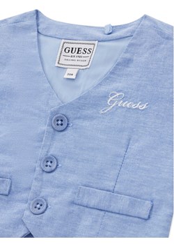 Guess Komplet koszula, kamizelka i spodnie materiałowe I6RG12 WF6P0 Niebieski Regular Fit ze sklepu MODIVO w kategorii Komplety niemowlęce - zdjęcie 188408133