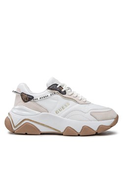 Guess Sneakersy Micola FL7MIC FAL12 Biały ze sklepu MODIVO w kategorii Buty sportowe damskie - zdjęcie 188408152