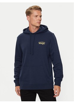 Wrangler Bluza 112357369 Granatowy Regular Fit ze sklepu MODIVO w kategorii Bluzy męskie - zdjęcie 188408162