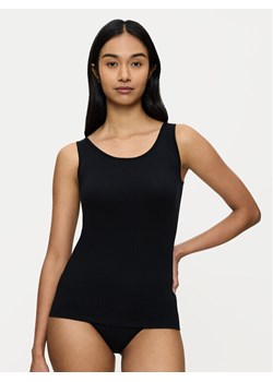 Triumph Top Sense Of Cotton 10224974 Czarny Slim Fit ze sklepu MODIVO w kategorii Bluzki damskie - zdjęcie 188408174