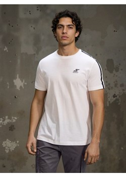 Sinsay - Bawełniana koszulka z nadrukiem - biały ze sklepu Sinsay w kategorii T-shirty męskie - zdjęcie 188409112
