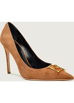 Elisabetta Franchi Szpilki | zamsz ze sklepu Gomez Fashion Store w kategorii Czółenka - zdjęcie 188409901