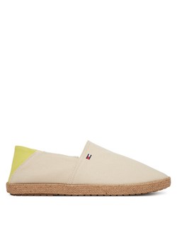 Espadryle Tommy Hilfiger Core Hilfiger Espadrille Textile FM0FM05792 Beżowy ze sklepu eobuwie.pl w kategorii Espadryle męskie - zdjęcie 188409984