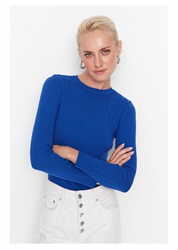 trendyol Sweter w kolorze niebieskim ze sklepu Limango Polska w kategorii Swetry damskie - zdjęcie 188411111